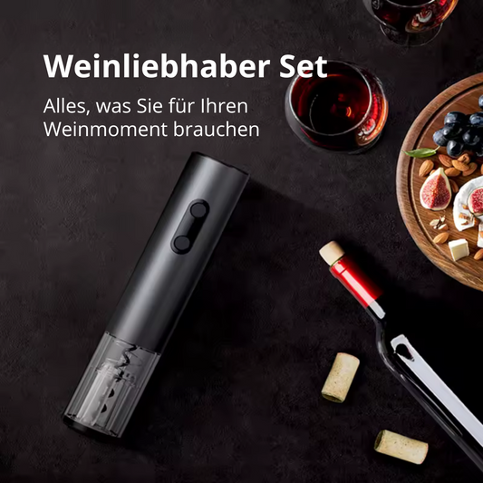 Elektrischen Weinöffner Geschenkset