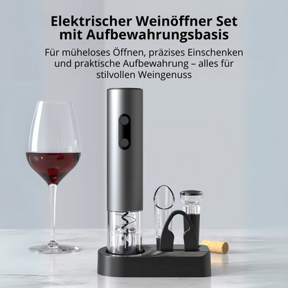 Elektrischen Weinöffner Geschenkset