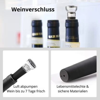 Elektrischen Weinöffner Geschenkset